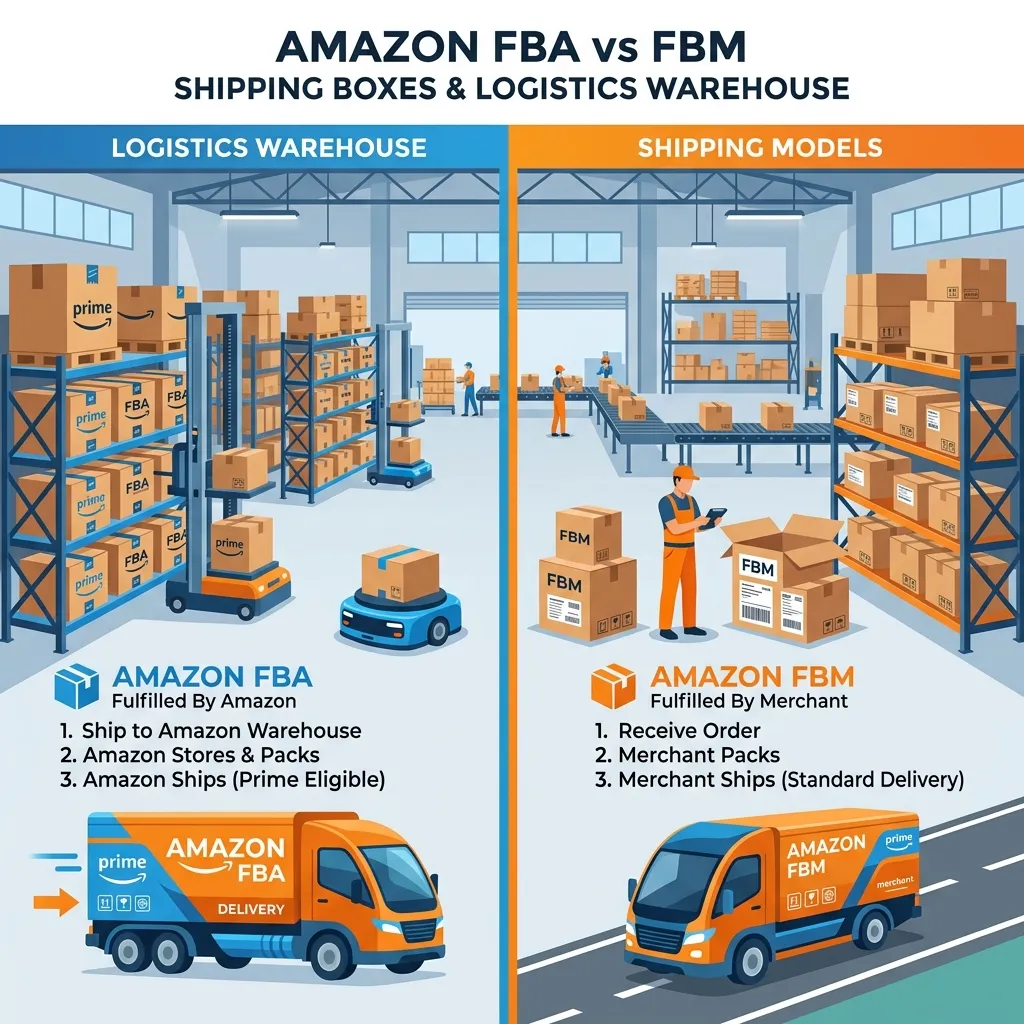 Amazon FBA vs FBM Fulfillment Method Comparison