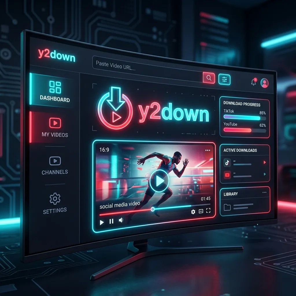 y2down Fast & Free Social Media Downloader